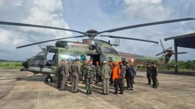 TNI AU kerahkan heli Caracal dan Boeing untuk evakuasi ATR 42-500